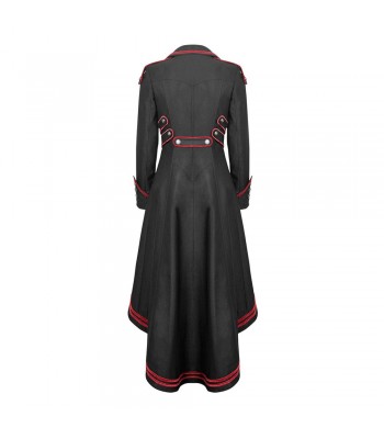 Women Red Long Gothic Coat Black Cosplaydiy Medieval Military Coat